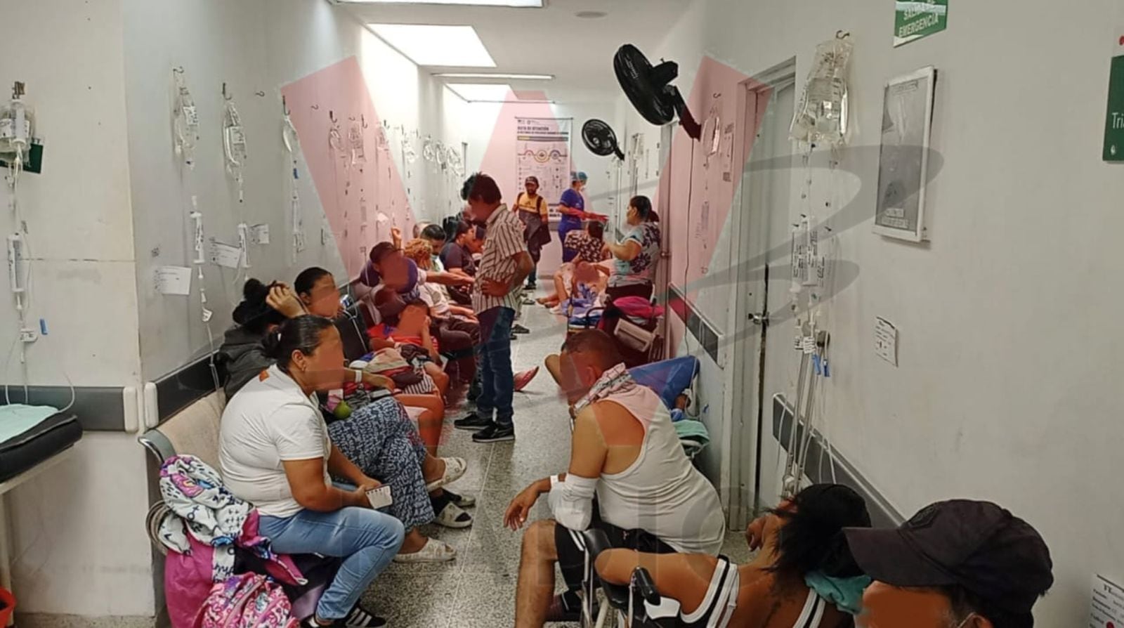 Capacidad instalada superada en área de urgencias del HUEM de Cúcuta. / Foto: W Radio Cúcuta.