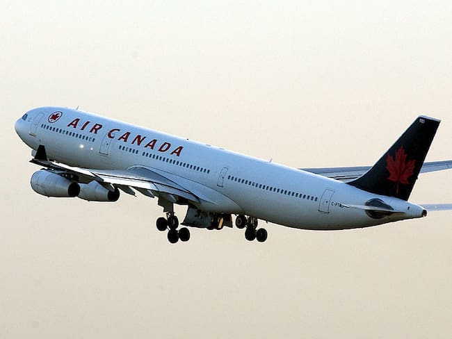 Imagen de referencia de un avión de Air Canadá. Foto: Getty Images.