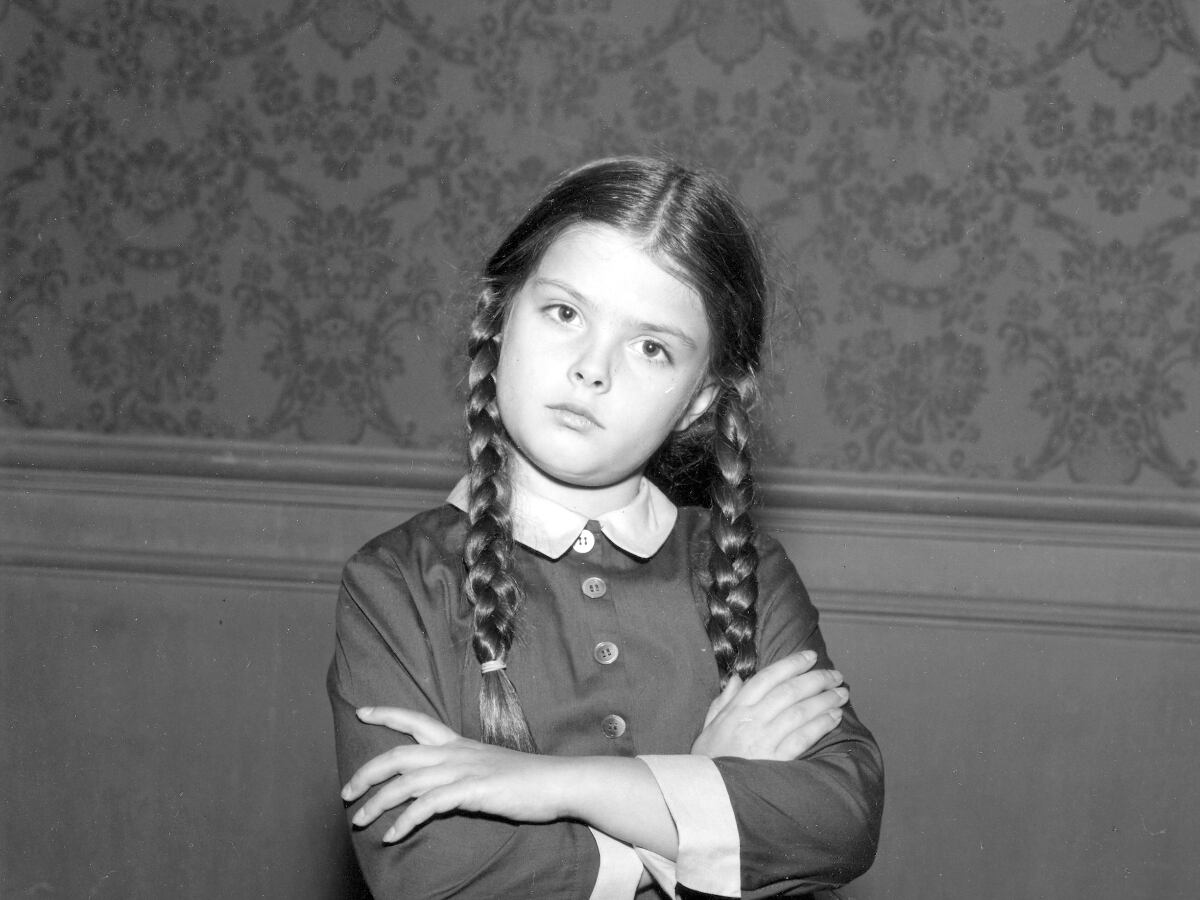 Lisa Loring como Merlina Addams. Foto: ABC Photo Archives / Getty Images