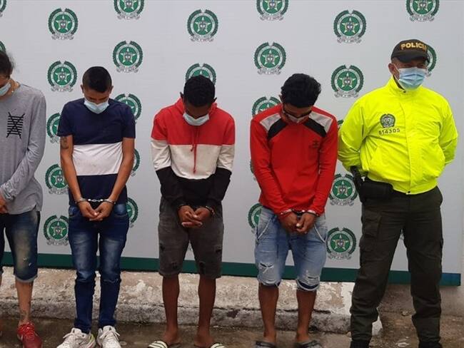 Capturan integrantes de una banda delincuencial en Norte de Santander. Foto: Cortesía