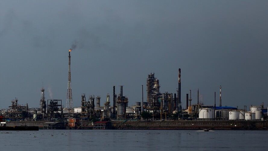 Refinería de Barrancabermeja . Foto: Colprensa - Mauricio Alvarado