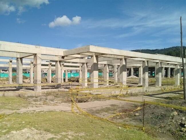 La Gobernación de Boyacá espera que las obras se puedan entregar este año, pero si la situación continúa van a tener dificultades.. Foto: W