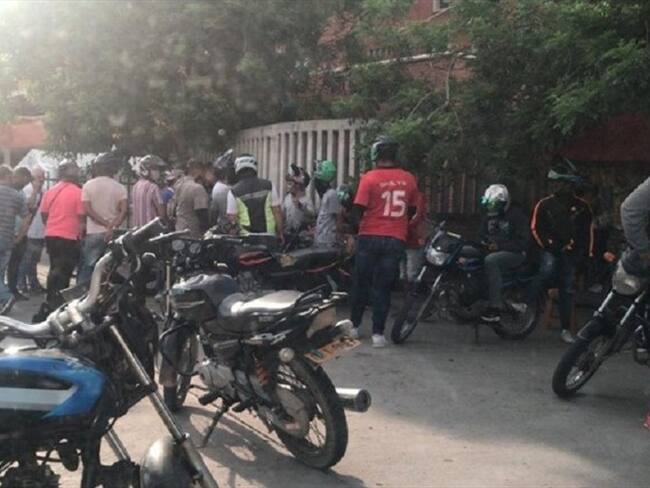 En Santa Marta piden justicia por el asesinato de un joven a manos de la Policía. Foto: Cortesía