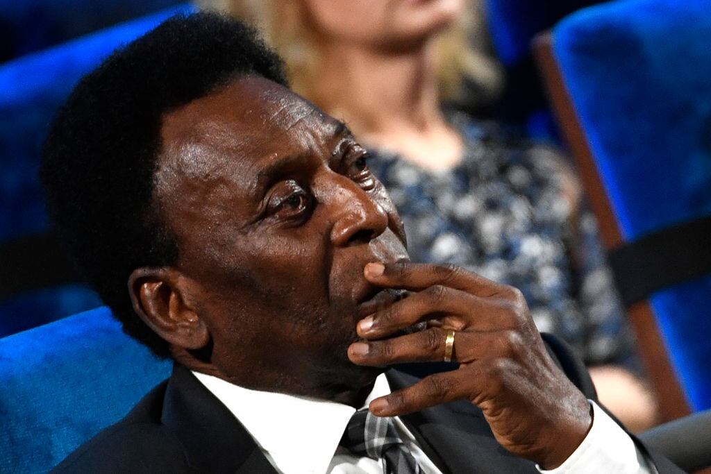 Exfutbolista de Brasil, Pelé. Foto: ALEXANDER NEMENOV/AFP via Getty Images.