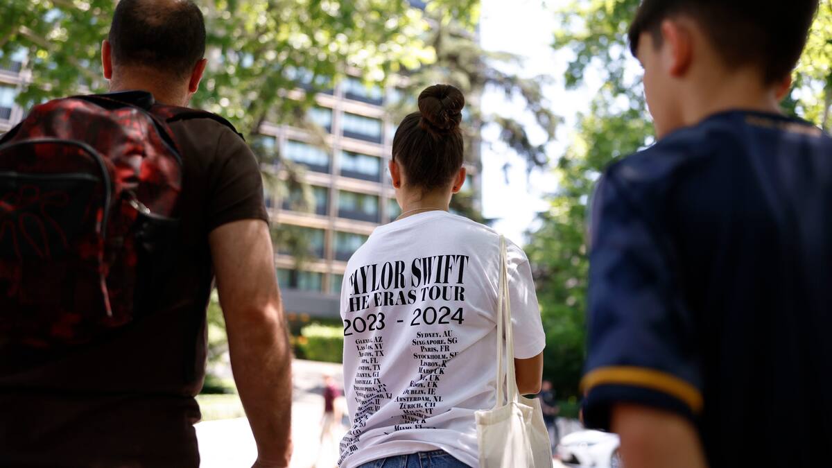 Madrid se prepara para el primer concierto de Taylor Swift en el Bernabéu