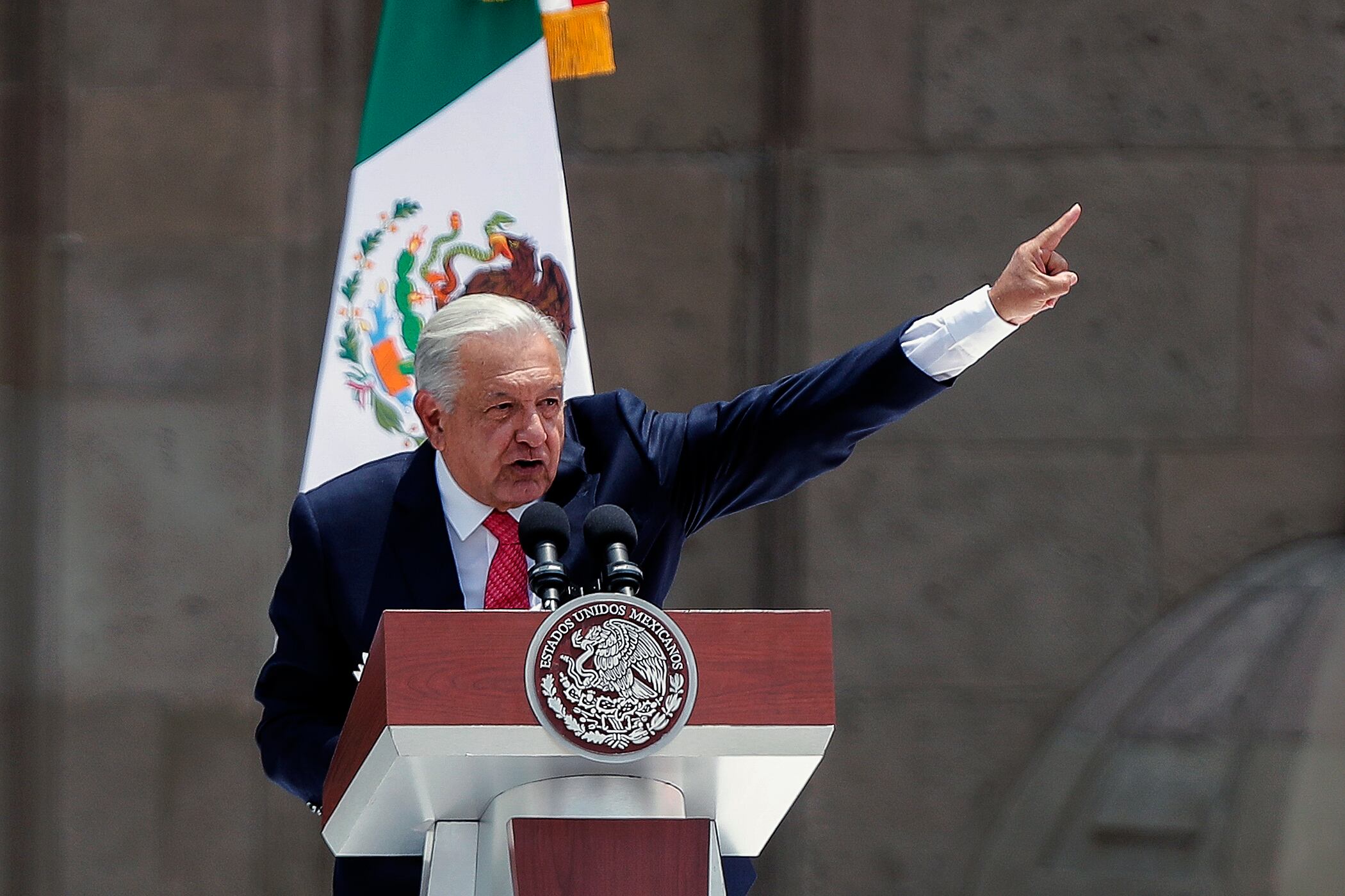 El presidente de México, Andrés Manuel López Obrador. Foto: EFE.