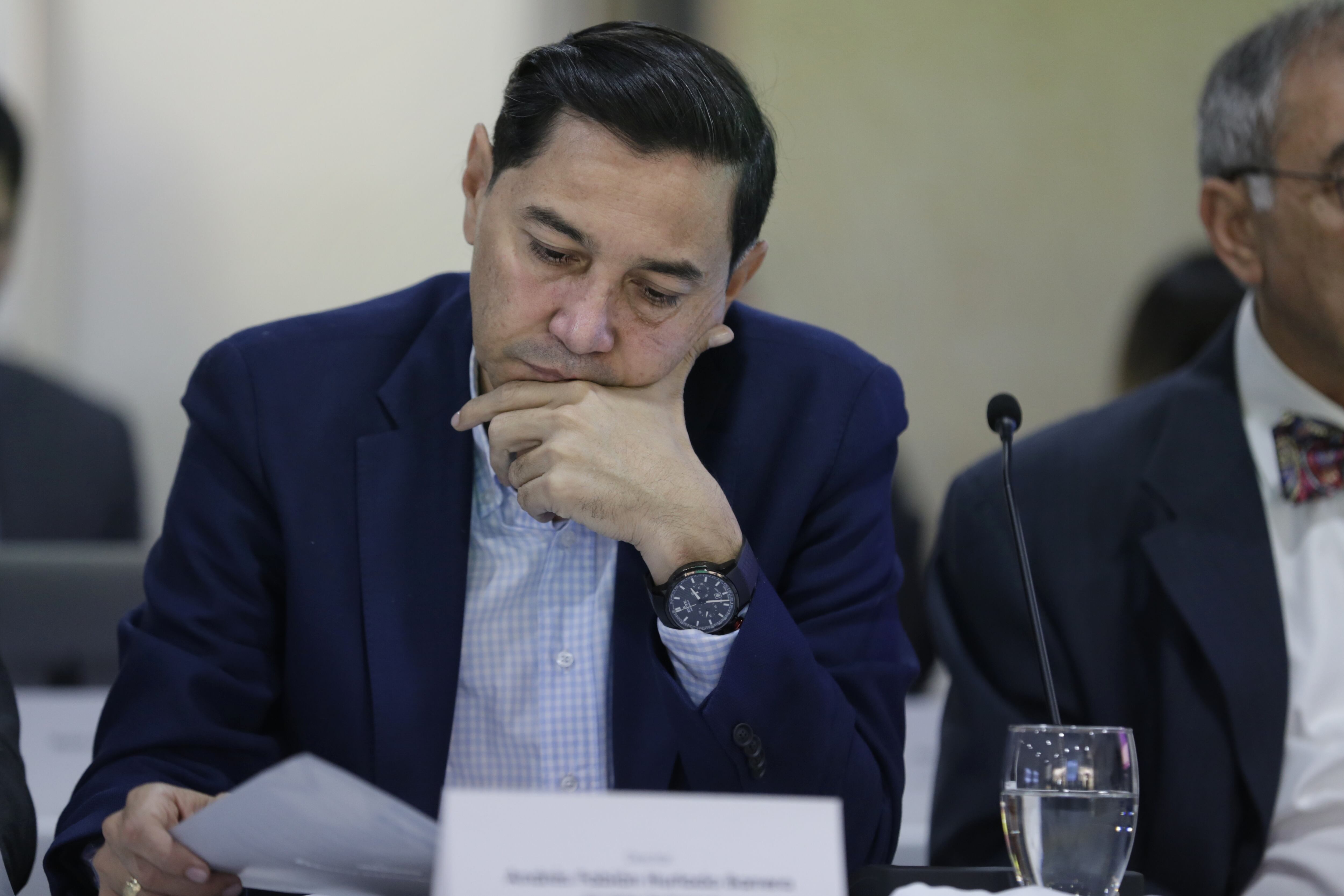 Pie de foto: Bogotá. Febrero 12 de 2020. En la Asamblea General de Asocapitales se eligió al alcalde de Manizales Carlos Marín fue elegido como el presidente para el periodo comprendido entre el 2020 y 2021. En la foto: Andres Fabian Hurtado, Alcalde de Ibague. (Colprensa - Sergio Acero)/