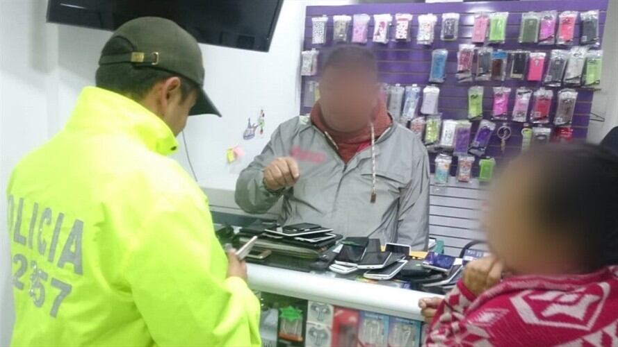 La Dijin de la Policía anunció la captura de ocho miembros de esta banda que delinquía, principalmente, en la localidad de Usme.. Foto: Dijin