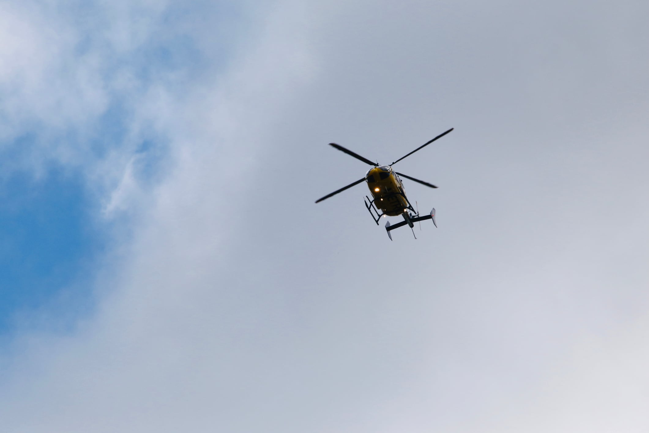 Imagen de referencia de helicóptero. Foto: Getty Images.