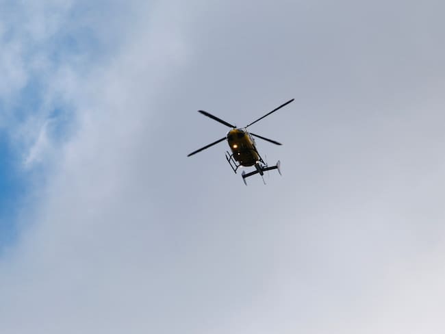 Imagen de referencia de helicóptero. Foto: Getty Images.