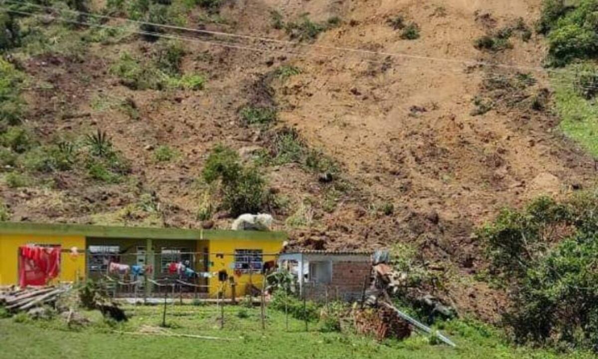Deslizamiento de tierra en Ancuya: el municipio nariñense que podría desaparecer. Foto: Comunidad