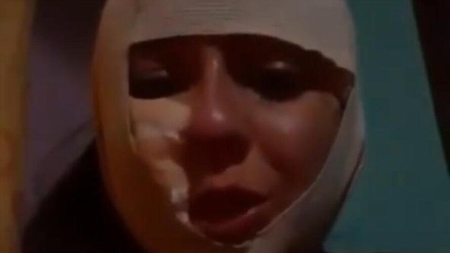 Geraldine Vanessa Ortiz, joven agredida. Foto: Captura de video