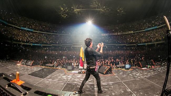 Caifanes en el Movistar Arena de Bogotá . Foto: David Micolta