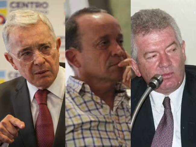Álvaro Uribe, Santiago Uribe y Mario Uribe