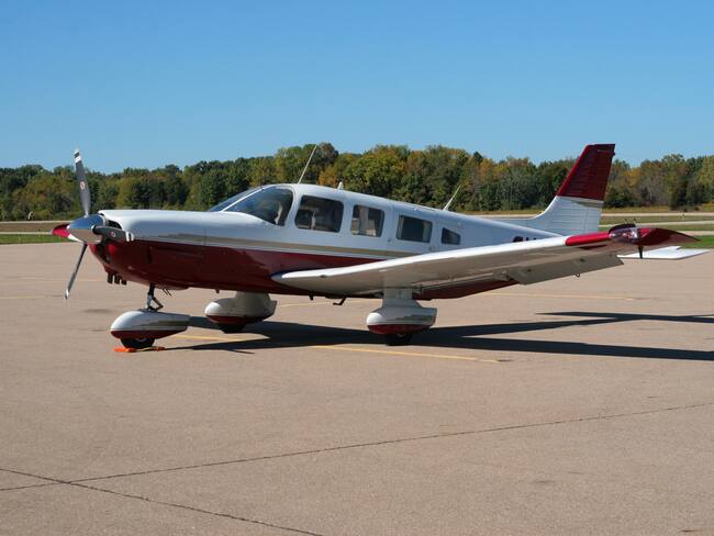 Avión tipo PIPER imagen de referencia. Foto: Getty Images.