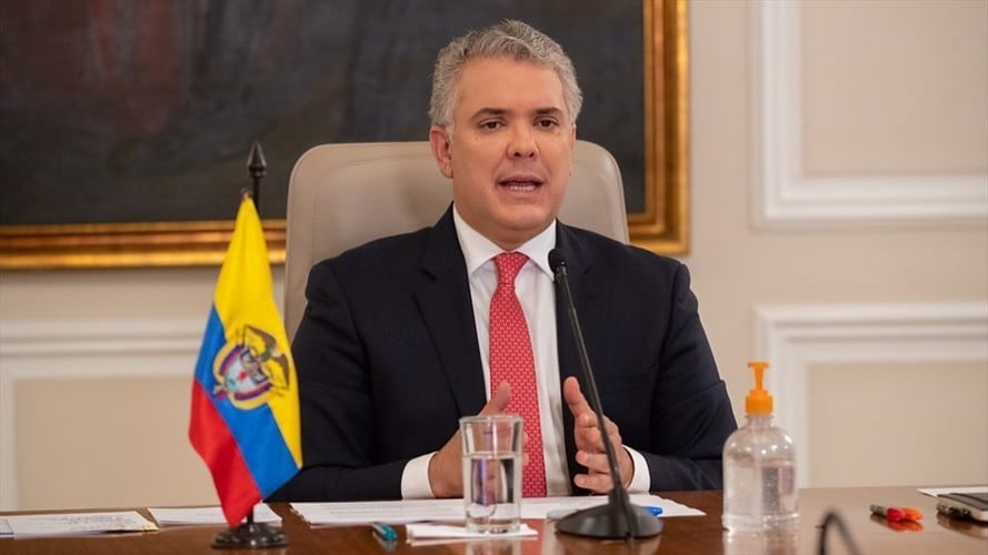 El mandatario insistió en su llamado a mantener el autocuidado, a propósito de la semana de receso escolar. . Foto: Colprensa