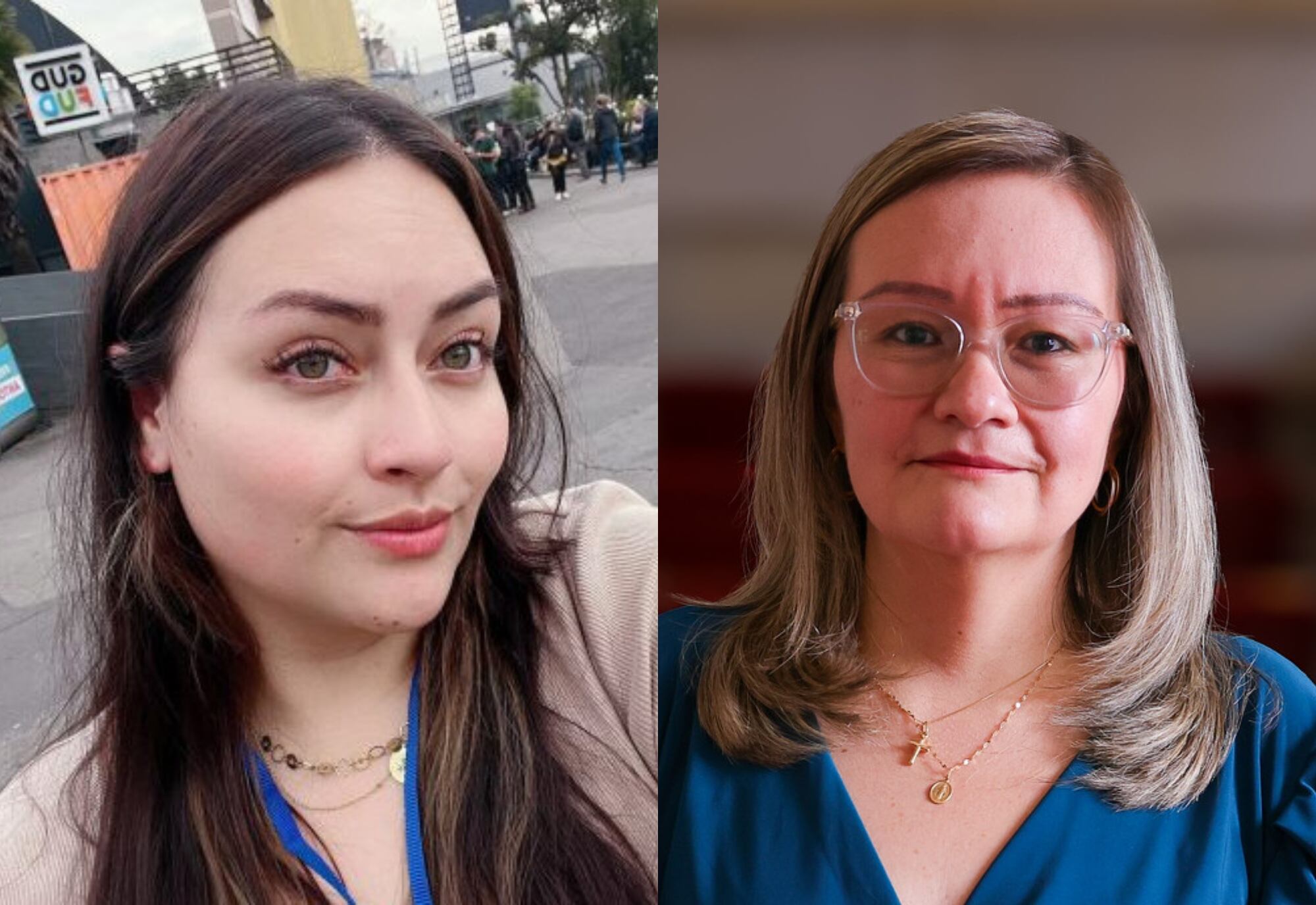 Influencer 'Lalis' y Cielo Rusinque | Fotos: Redes Sociales y Colprensa