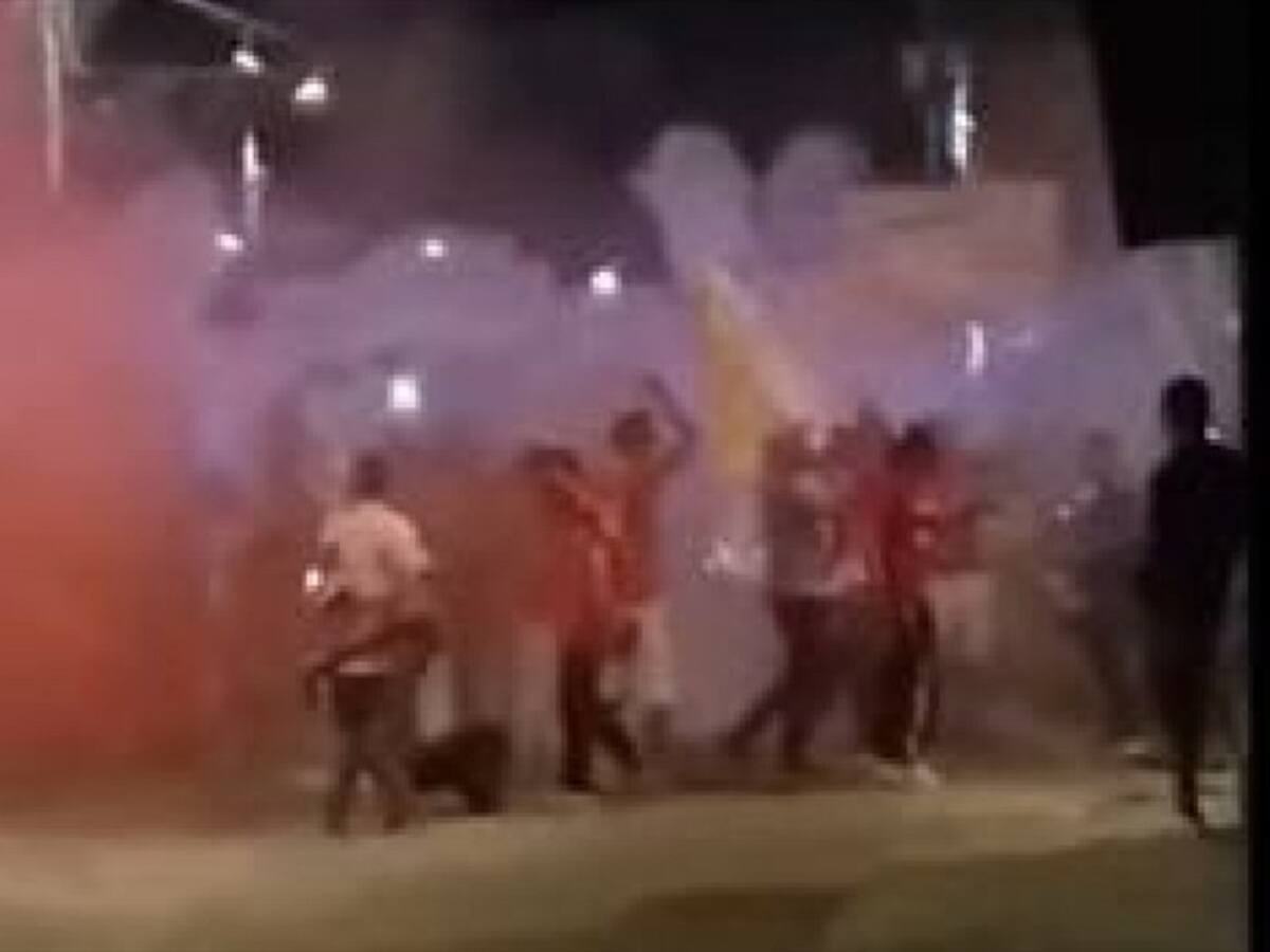 Desórdenes en Santander por hinchas del América