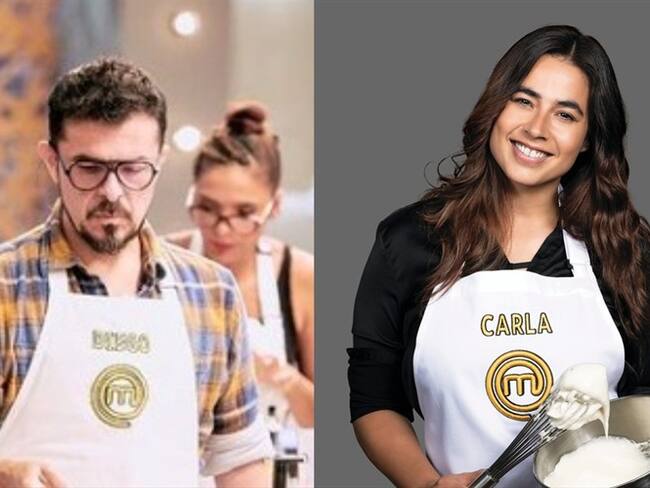 Diego Camargo y Carla Giraldo son participantes del reality show de cocina 'MasterChef Celebrity'. Foto: Colprensa-Instagram: @eldiegocamargo