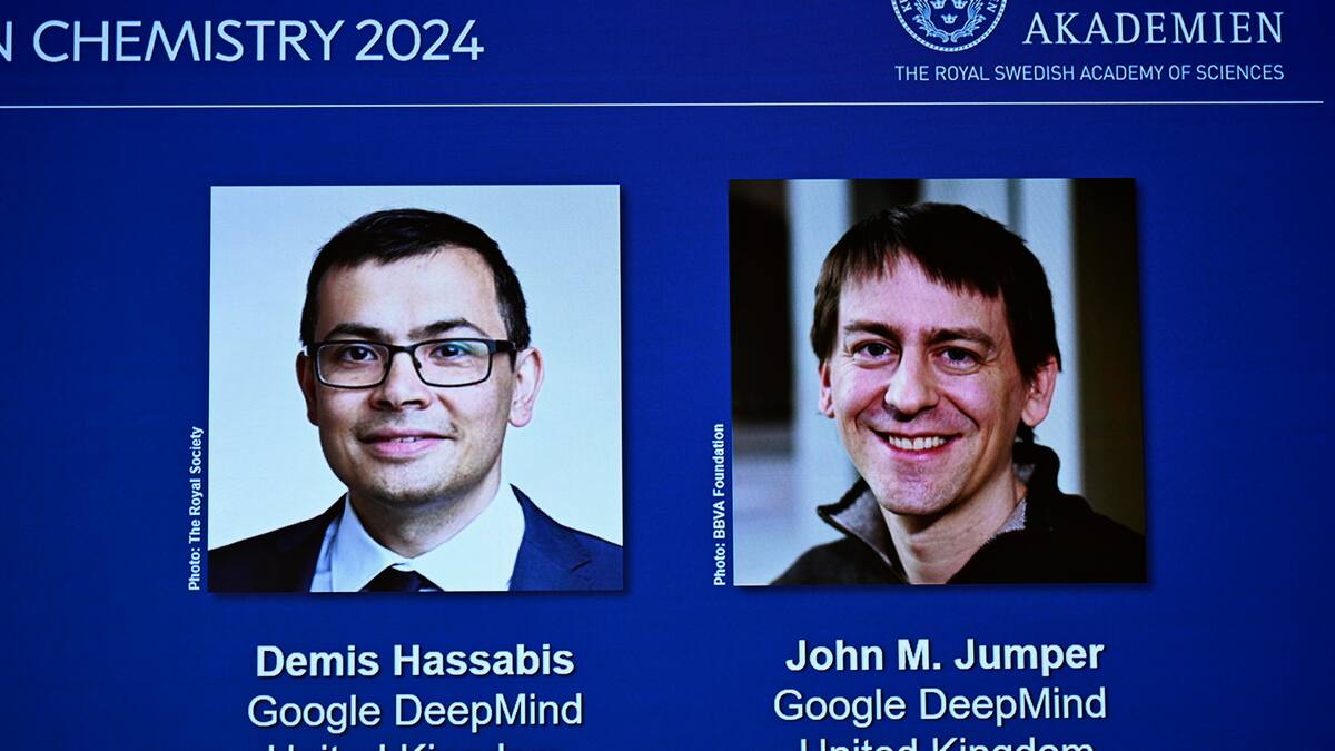 Demis Hassabis y John M. Jumper, ganadores del Nobel de Química, hablaron con La W