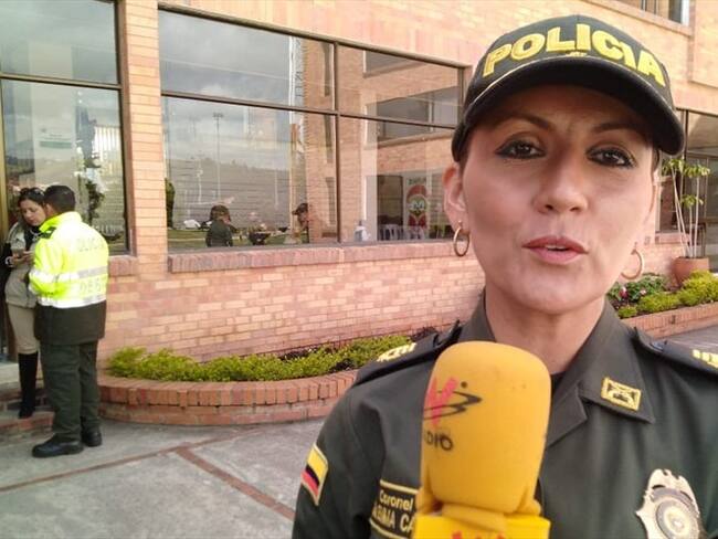 La coronel María Emma Caro reveló que los supuestos criminales son oriundos de los departamentos del Valle del Cauca, Santander, los Llanos orientales y Samacá. Foto: Jorge Herrera