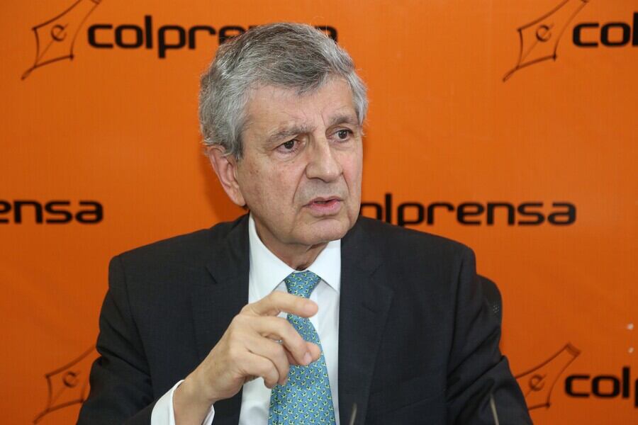 Presidente de la Cámara Colombiana de la Infraestructura (CCI), Juan Martín Caicedo. Foto:  Colprensa - Álvaro Tavera