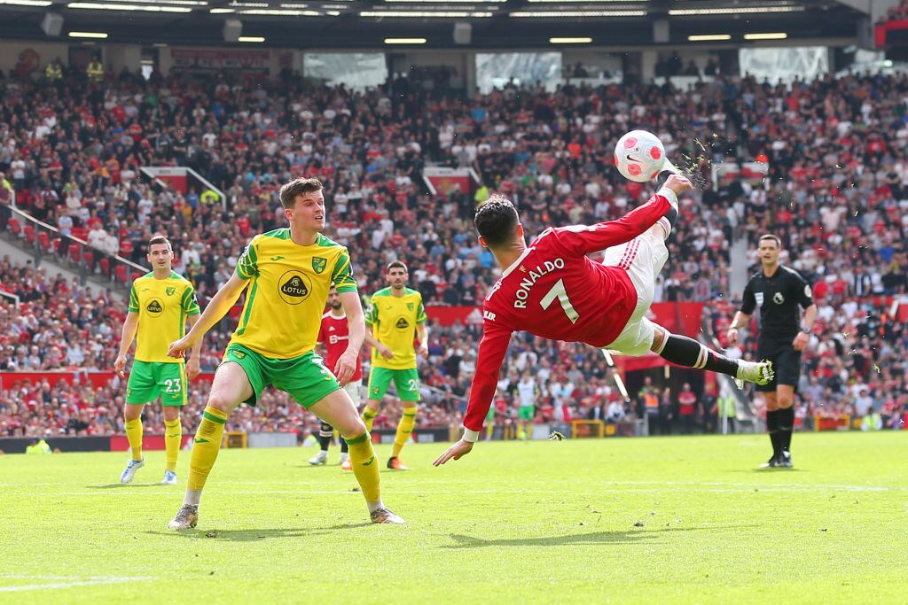 Cristiano Ronaldo del Manchester United  (Photo by Robbie Jay Barratt - AMA/Getty Images)