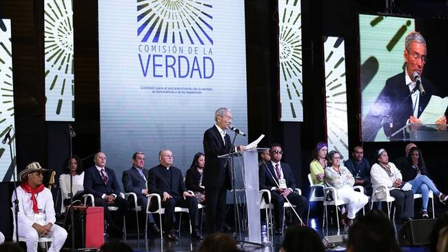 El Consejo de Estado explicó que la Comisión de la Verdad no se debe quedar con la simple entrega del informe final sobre los orígenes y el desarrollo del conflicto en Colombia. Foto: Colprensa / DIEGO PINEDA