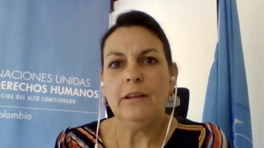 Juliette de Rivero de la ONU pide desmantelar redes de corrupción en Buenaventura. Foto: Cortesía ONU Derecho Humanos