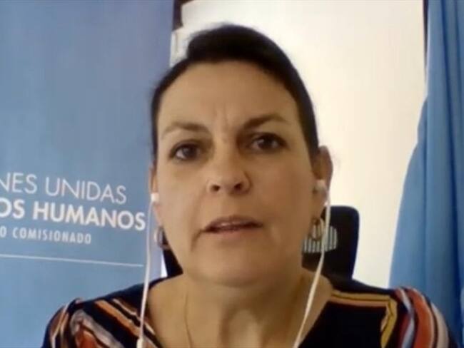 Juliette de Rivero de la ONU pide desmantelar redes de corrupción en Buenaventura. Foto: Cortesía ONU Derecho Humanos