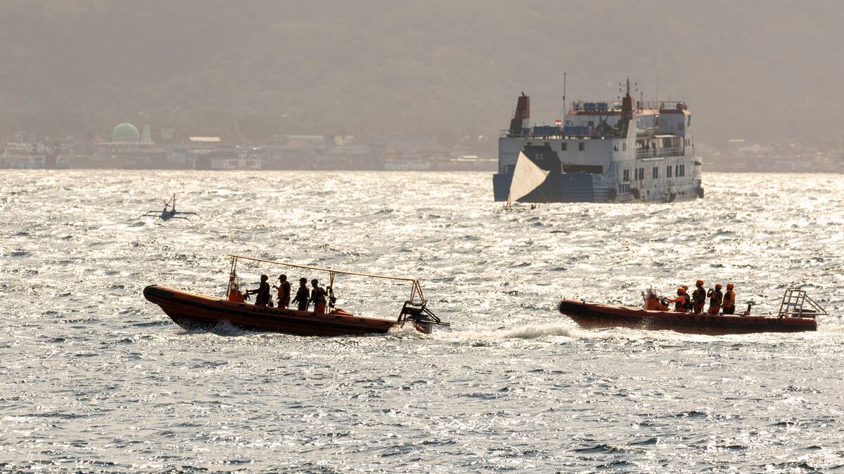 Aumentó a 10 los muertos por un naufragio cerca de Bali