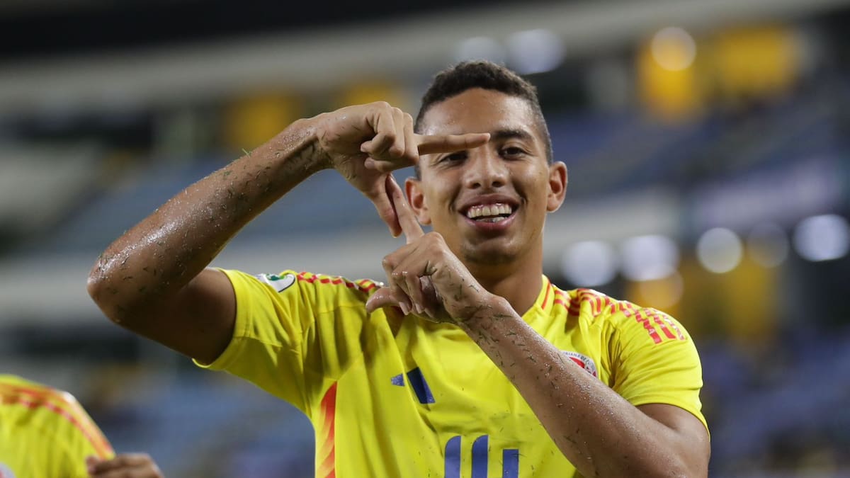 Jordan Barrera con la Selección Colombia Sub-20, foto de referencia