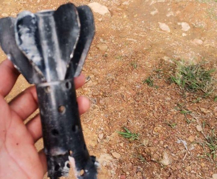 El artefacto tipo tatuco explotó en el techo de un hogar. Crédito: Sucesos cauca