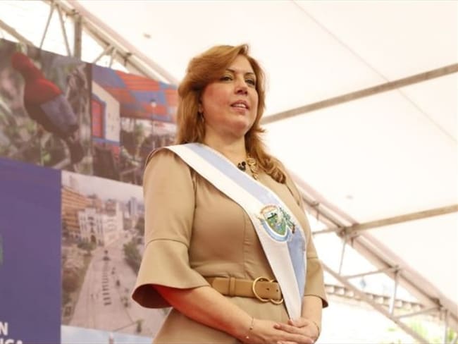 Clara Luz Roldán se posesionó como gobernadora del Valle . Foto: Twitter Gobernación Valle del Cauca