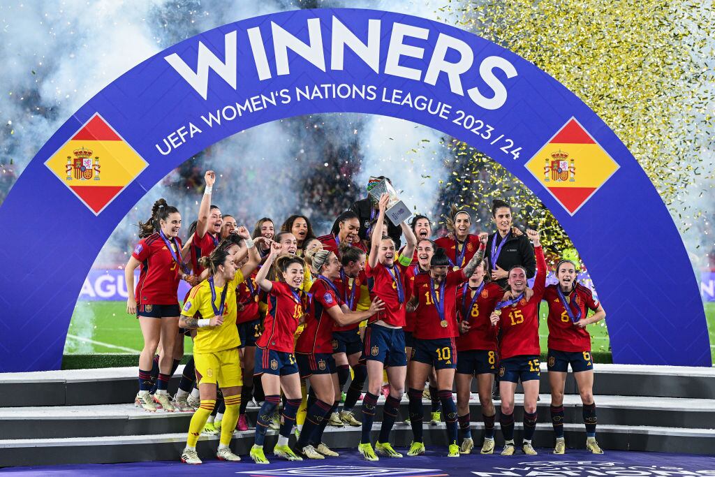 España campeona de la Liga de Naciones femenina. Foto: David Ramos/Getty Images