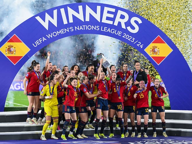 España campeona de la Liga de Naciones femenina. Foto: David Ramos/Getty Images