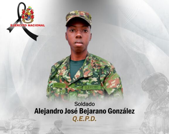 Un soldado muerto y otro herido tras ataque armado del Clan del Golfo. Foto: Ejército Nacional