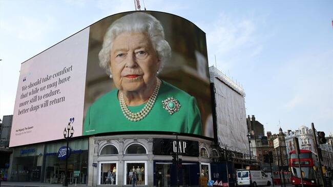 La monarca ha suspendido sus compromisos reales por el riesgo de contagiarse con coronavirus.. Foto: Getty Images