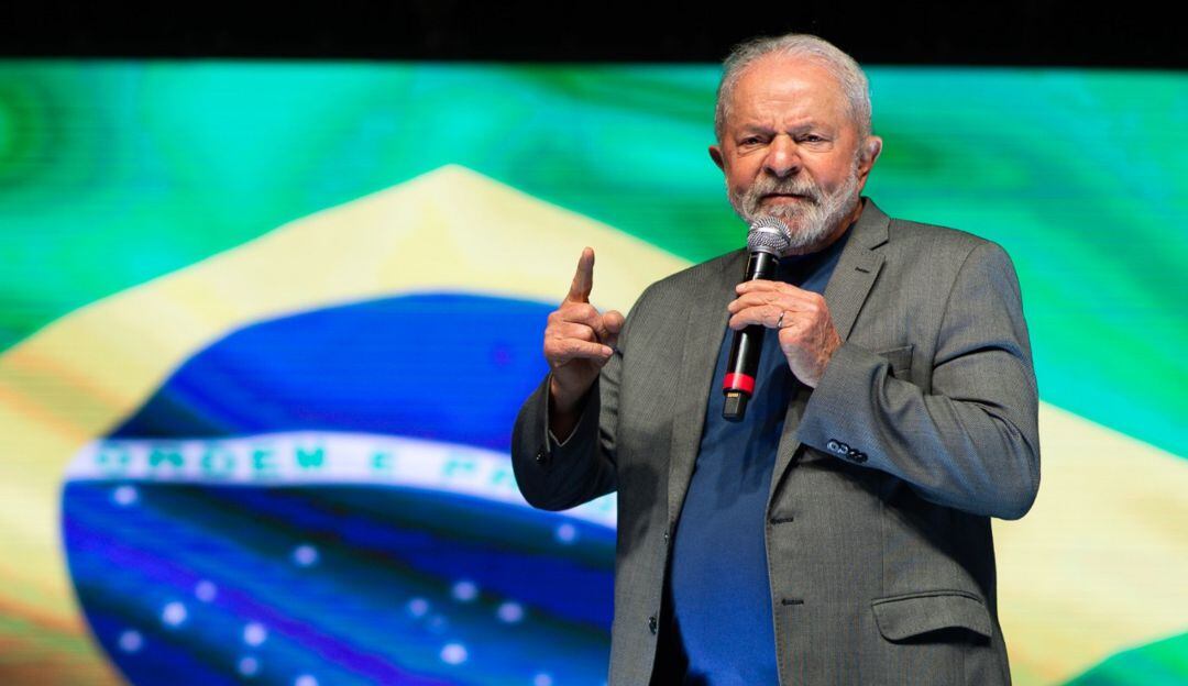 Lula da Silva, presidente de Brasil.