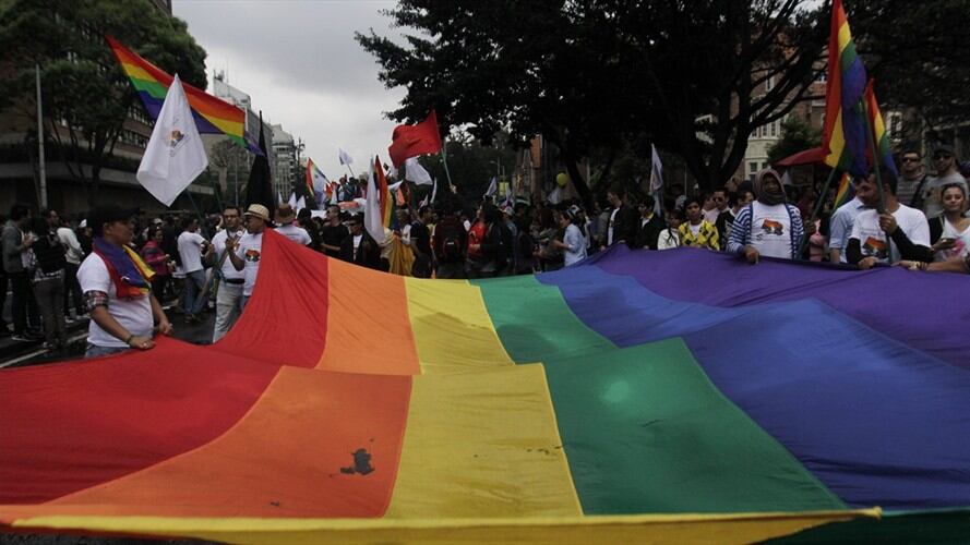 Archivo: Bandera Lgtbi. Foto: Colprensa