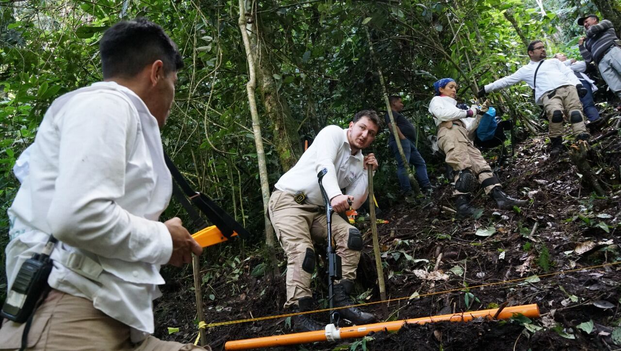 Unidad de Búsqueda estableció acciones para hallar restos de joven reclutado por las Farc a los 12 años. Foto: Cortesía: Unidad de Búsqueda de Desaparecidos