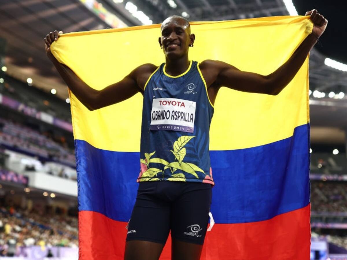 ¡Una más! Jhon Obando ganó medalla de bronce en el salto largo T20 de Juegos Paralímpicos