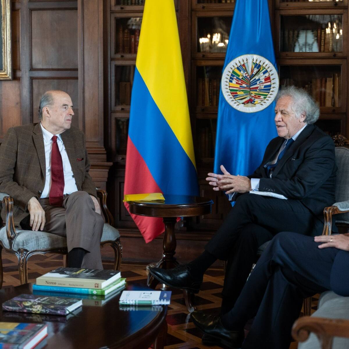 Almagro reafirmó el respaldo a la Misión de Apoyo al Proceso de Paz en Colombia