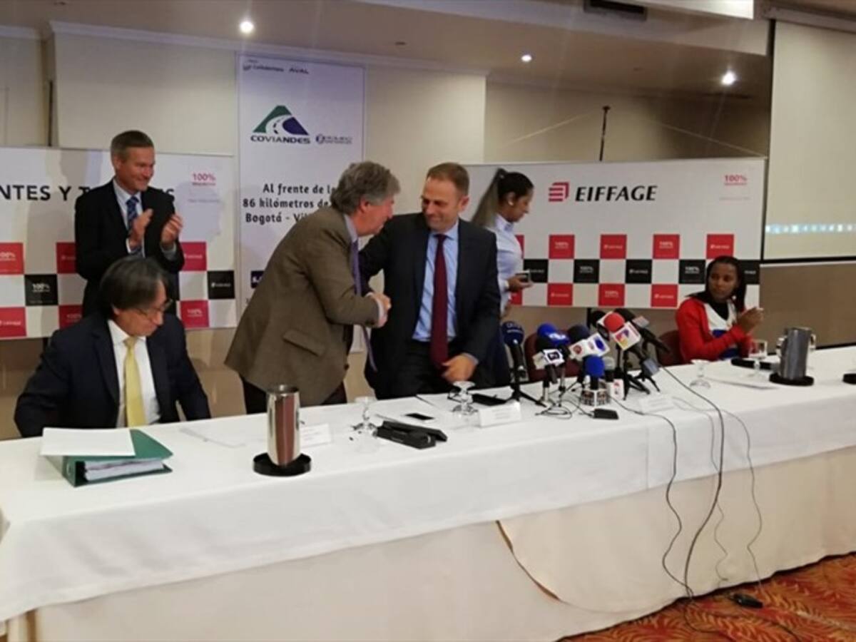 Se firmó contrato entre empresa francesa y Coviandes para hacer el nuevo puente Chirajara