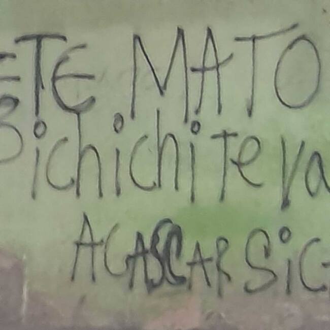 Grafitis en Ciénaga, Magdalena/ Anuar María