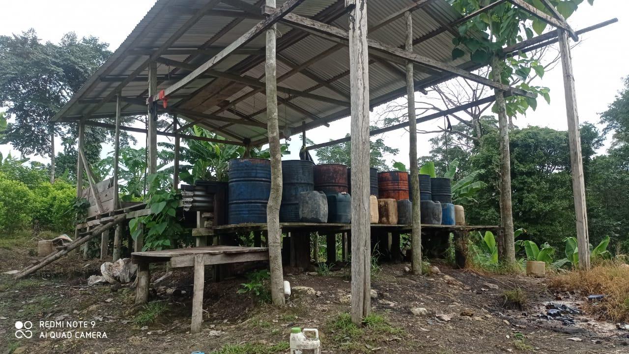 Armada reportó destrucción de 8 laboratorios para procesar pasta de base de coca en Chocó