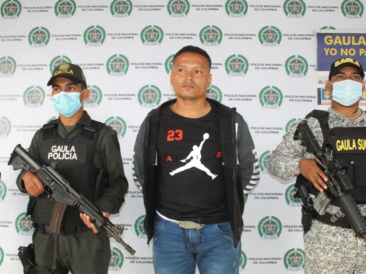 Capturan a alias ‘Rayo’, cabecilla del Clan del Golfo en Sucre