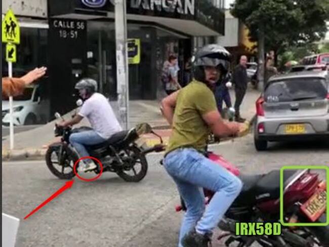 Concejales de Bucaramanga por poco son agredidos con arma cortopunzante.