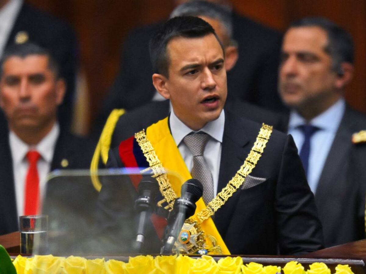 “No se ha perdido la guerra”: Daniel Noboa, presidente de Ecuador, sobre Galápagos