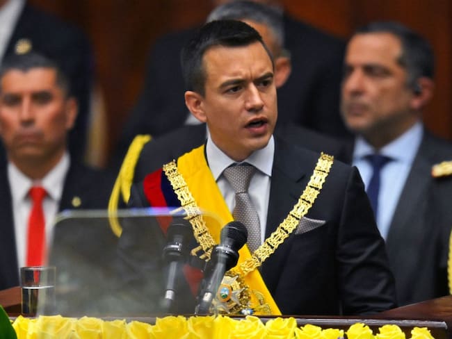 Daniel Noboa, presidente de Ecuador. Foto: Getty Images.